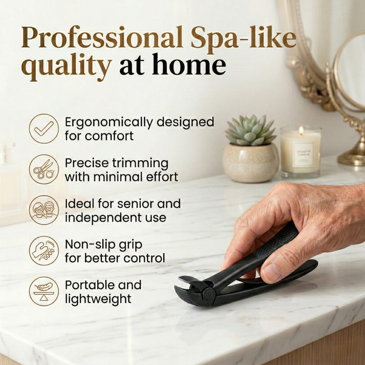 Susterra ® Nail Clipper for Seniors | Cuts Thick Nails With Less Effort