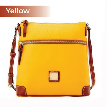Women’s Retro Pebble Leather Crossbody Bag
