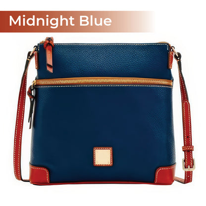 Women’s Retro Pebble Leather Crossbody Bag