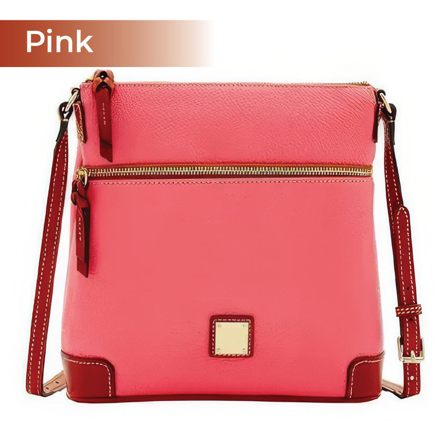 Women’s Retro Pebble Leather Crossbody Bag