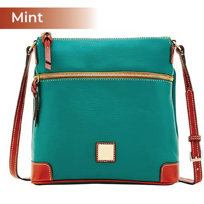 Women’s Retro Pebble Leather Crossbody Bag