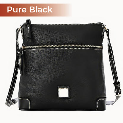 Women’s Retro Pebble Leather Crossbody Bag