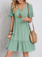 💥Dress with loose waist lacing