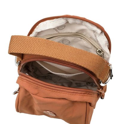 Women's Small Nylon Crossbody Purse, Water-Resistant Mini Shoulder Bag with Removable Strap,