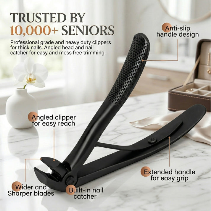 Susterra ® Nail Clipper for Seniors | Cuts Thick Nails With Less Effort