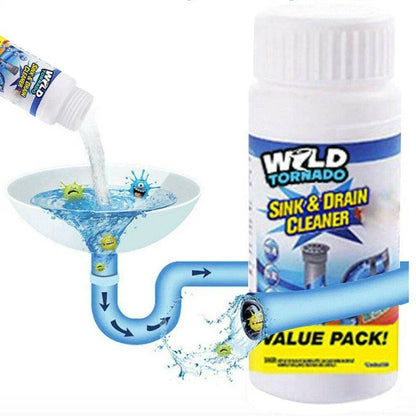 Set of 4 (400g) – Powerful cleaning powder for sinks and drains