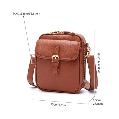 Crossbody Leather RFID Bag