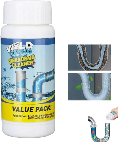 Set of 4 (400g) – Powerful cleaning powder for sinks and drains