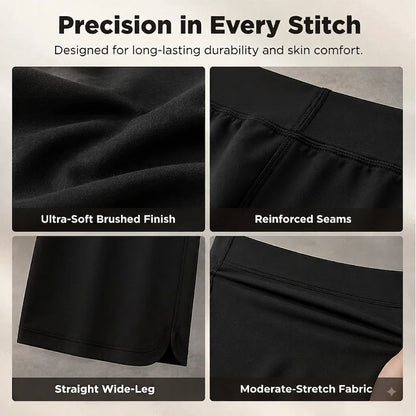 Women's Casual Wide Leg Knee-Length Shorts