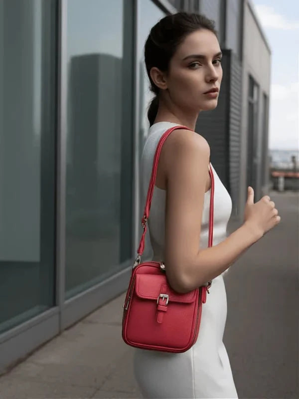 Crossbody Leather RFID Bag