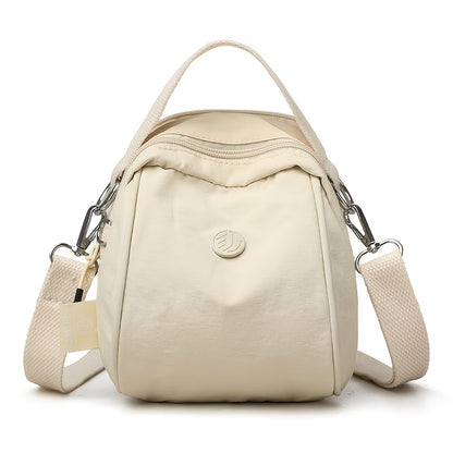 Women's Small Nylon Crossbody Purse, Water-Resistant Mini Shoulder Bag with Removable Strap,