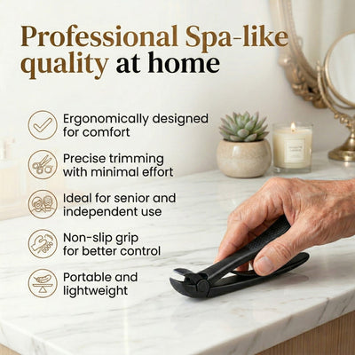 Susterra ® Nail Clipper for Seniors | Cuts Thick Nails With Less Effort