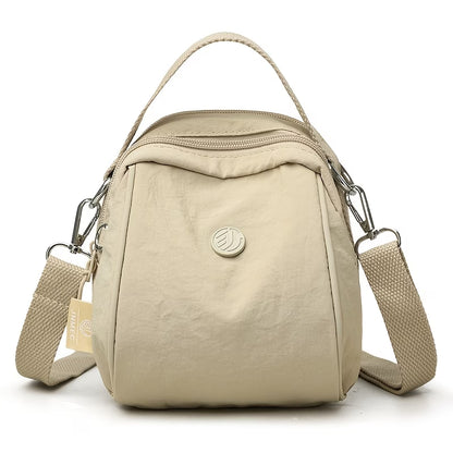 Women's Small Nylon Crossbody Purse, Water-Resistant Mini Shoulder Bag with Removable Strap,