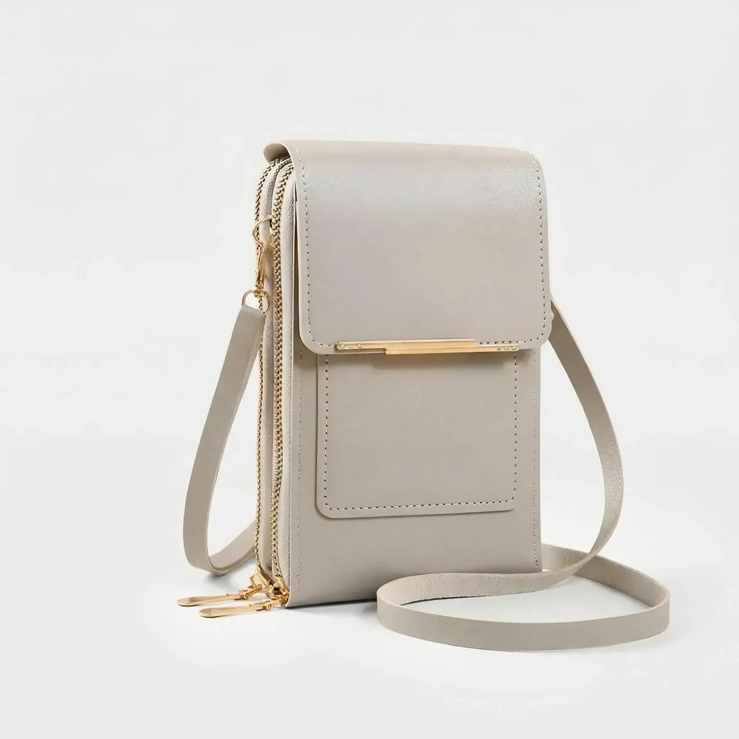 Vegan Compact Touchscreen Crossbody Bag