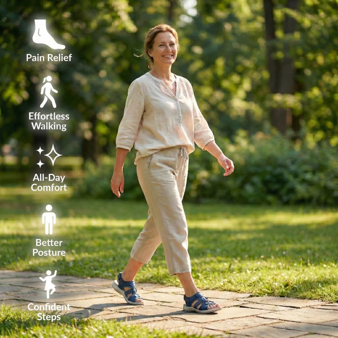 Orthopedic Sandals, Finally Walk Without Foot Pain