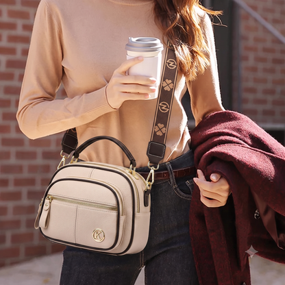 📢📢50% OFF !! ⏰Women's Soft PU Leather Multi-Pocket Crossbody Bag