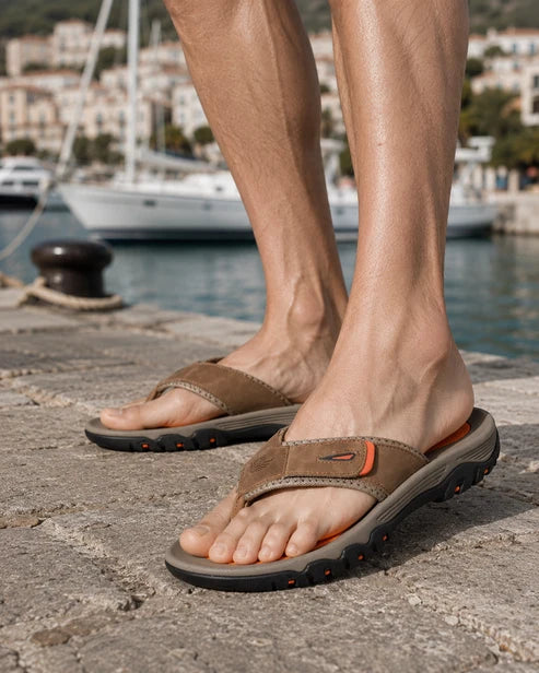 SORRENTO LEATHER SANDALS