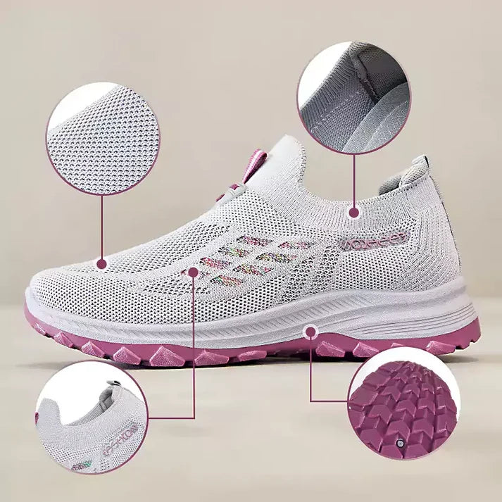 Orthopedic Shoes – Triple Arch Support, Memory Foam & Massage Insole for Optimal Pain Relief