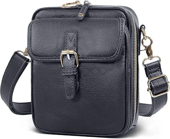 Crossbody Leather RFID Bag