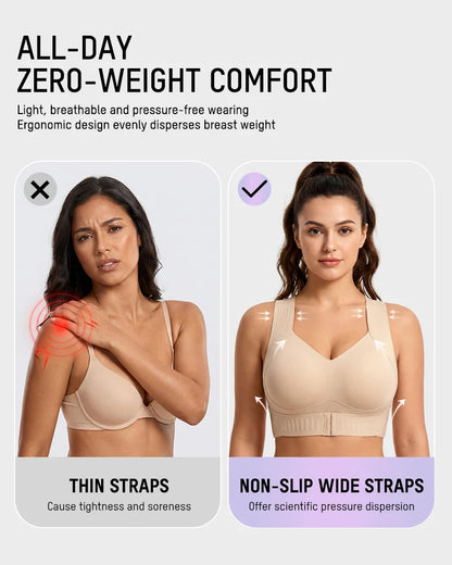 Posture Support Wireless Sports Bra