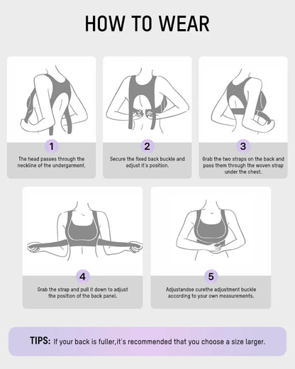 Posture Support Wireless Sports Bra