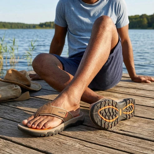 SORRENTO LEATHER SANDALS