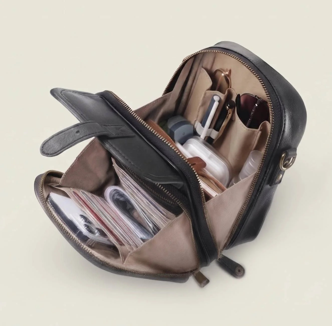 The Luxe Vegan Leather Crossbody