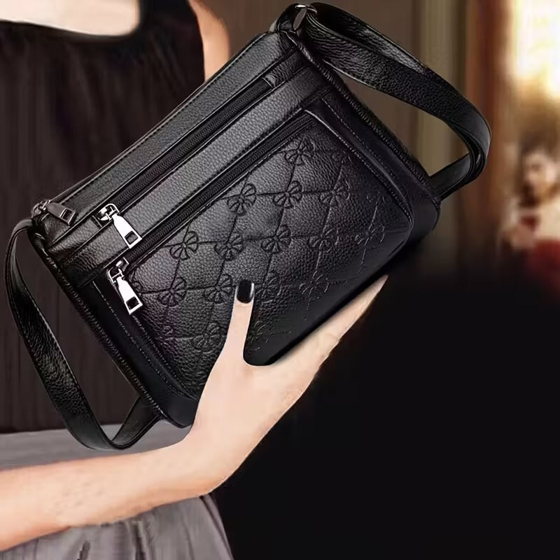 Quilted Square Crossbody Bag for Ladies