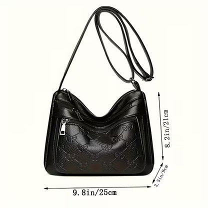 Quilted Square Crossbody Bag for Ladies