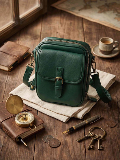 The Luxe Vegan Leather Crossbody