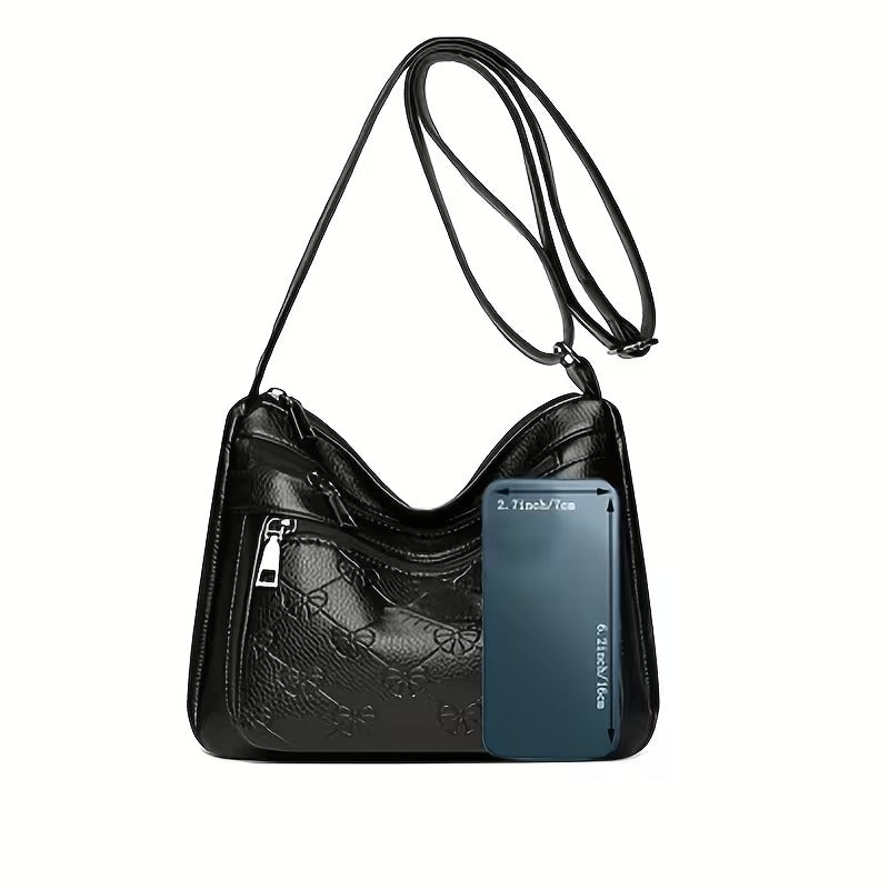 Quilted Square Crossbody Bag for Ladies