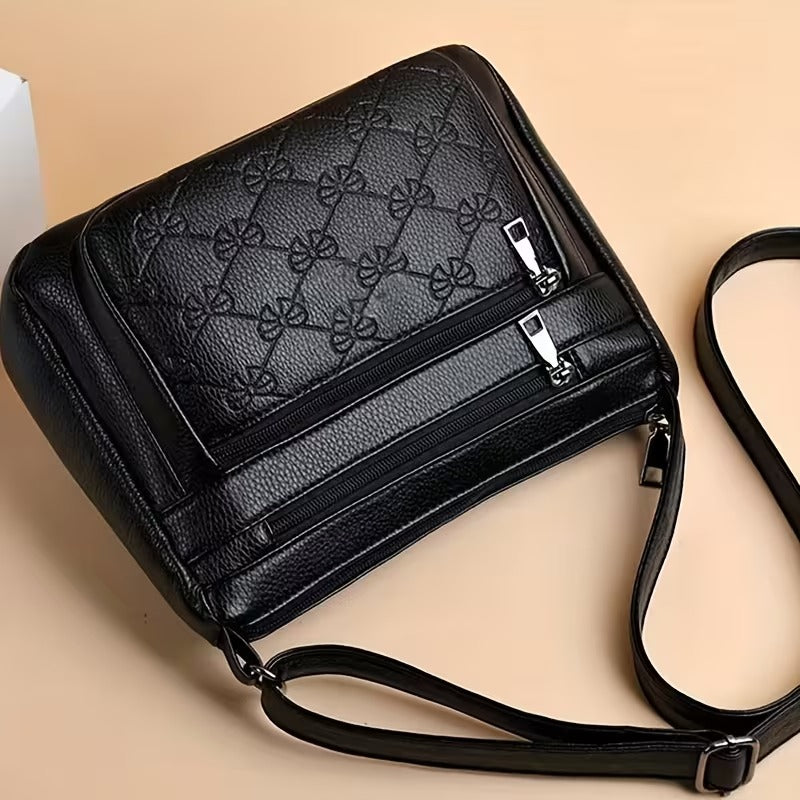 Quilted Square Crossbody Bag for Ladies