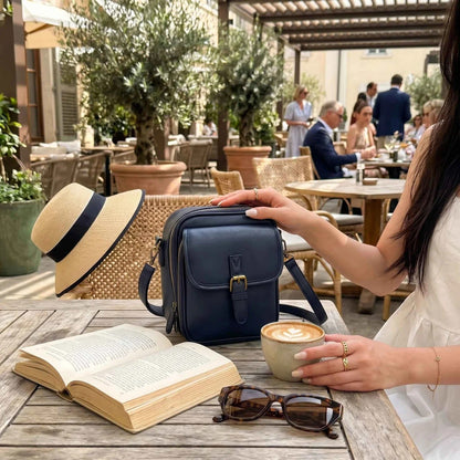 The Luxe Vegan Leather Crossbody