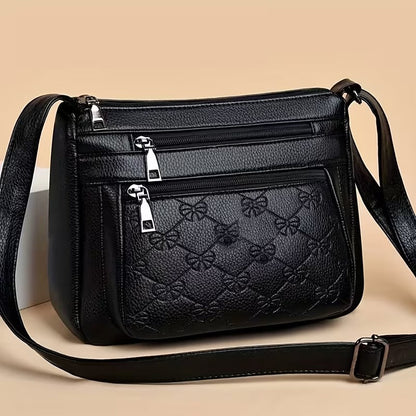 Quilted Square Crossbody Bag for Ladies