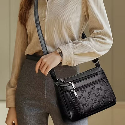 Quilted Square Crossbody Bag for Ladies