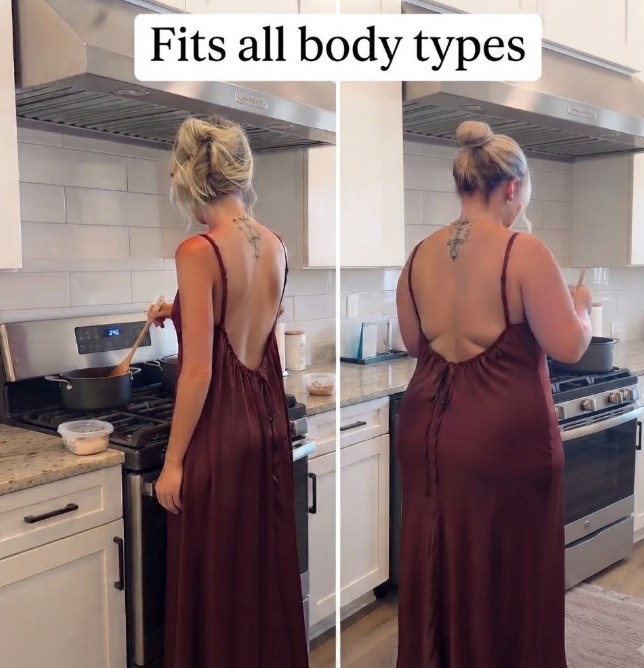 Plus Size 2026 New Women'S Backless Maxi Dress, Open Back Slip, Beach Resort Wear