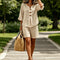 Women's Casual Cotton Two-Piece Outfit