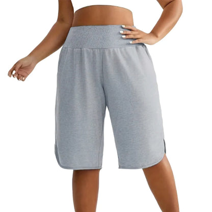 Women's Casual Wide Leg Knee-Length Shorts