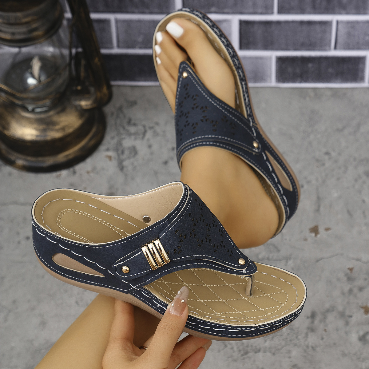 Women's Comfort Wedge Sandals – Everyday Casual Style