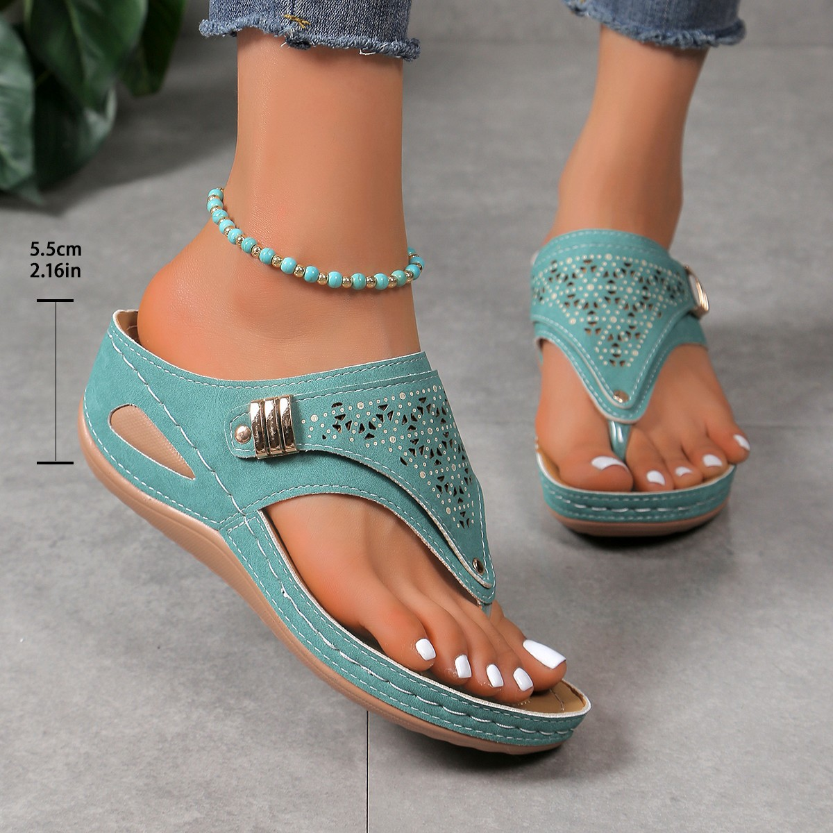 Women's Comfort Wedge Sandals – Everyday Casual Style