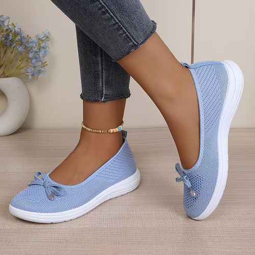 🔥Last Day 50% OFF🔥 Solid Color Flat Shoes, Lightweight, Anti-Slip, Breathable, Orthopedic, Casual, Plain Toe For Women