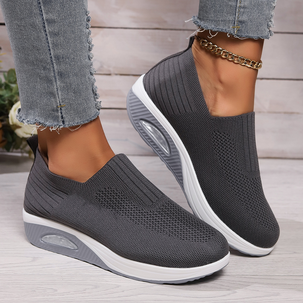 📢📢50% Sale OFF !! ⏰Women’s Orthopedic Shoes – Casual Thick-Soled Comfort Sneakers