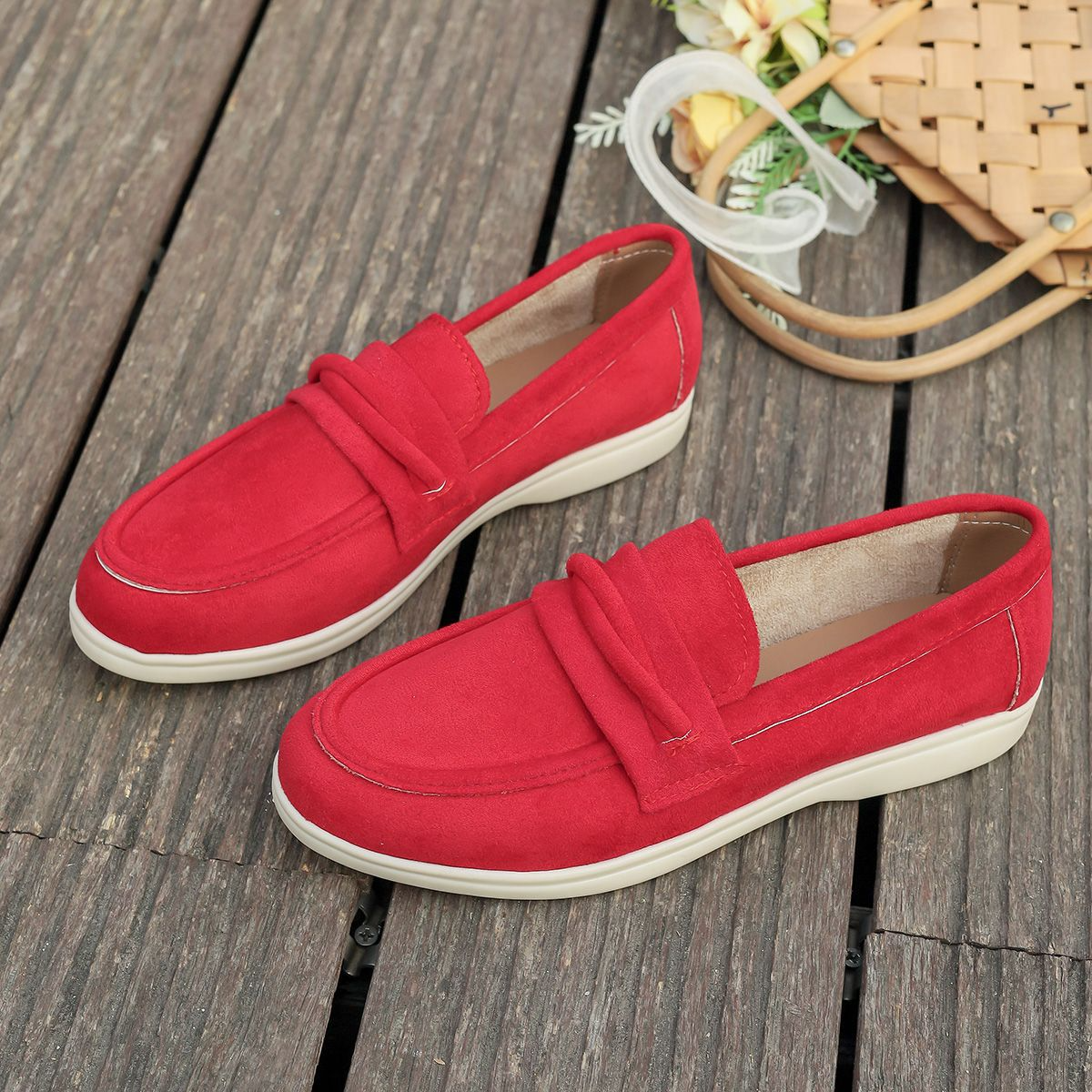 Women’s Penny Loafers – Comfortable Walking Shoes with Supportive Sole