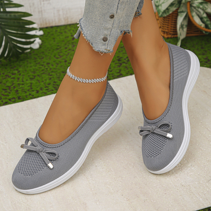 🔥Last Day 50% OFF🔥 Solid Color Flat Shoes, Lightweight, Anti-Slip, Breathable, Orthopedic, Casual, Plain Toe For Women