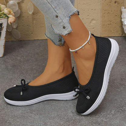 🔥Last Day 50% OFF🔥 Solid Color Flat Shoes, Lightweight, Anti-Slip, Breathable, Orthopedic, Casual, Plain Toe For Women