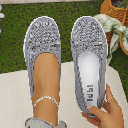 🔥Last Day 50% OFF🔥 Solid Color Flat Shoes, Lightweight, Anti-Slip, Breathable, Orthopedic, Casual, Plain Toe For Women