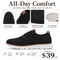 Men’s Orthopedic Wide Toe Box Walking Shoes – Breathable Slip-On Comfort
