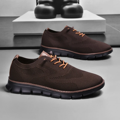 Men’s Orthopedic Wide Toe Box Walking Shoes – Breathable Slip-On Comfort