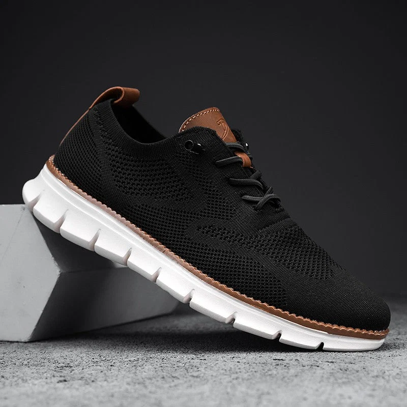 Men’s Orthopedic Wide Toe Box Walking Shoes – Breathable Slip-On Comfort