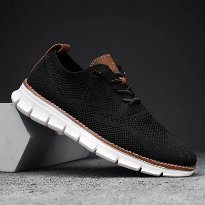 Men’s Orthopedic Wide Toe Box Walking Shoes – Breathable Slip-On Comfort